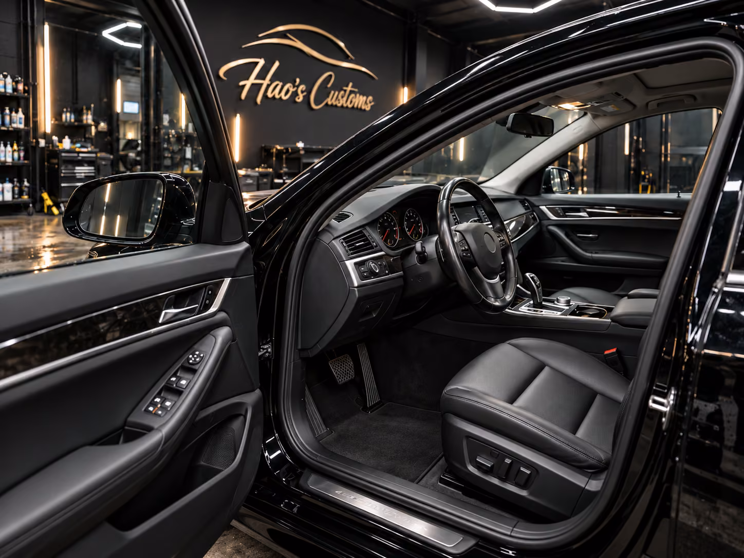 Interior Deep — după detailing, imagine demonstrativă